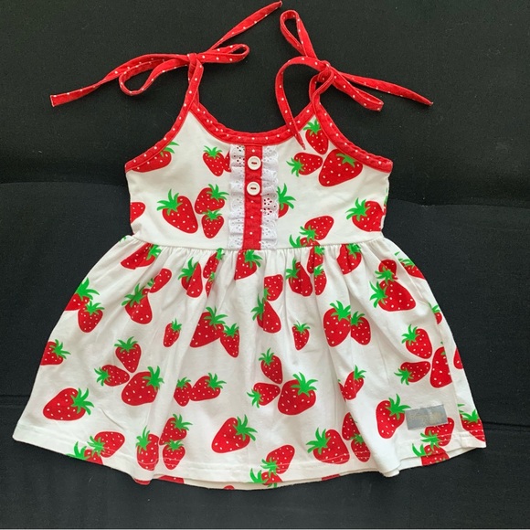 Eleanor Rose 5-6 Strawberry top - Picture 1 of 5